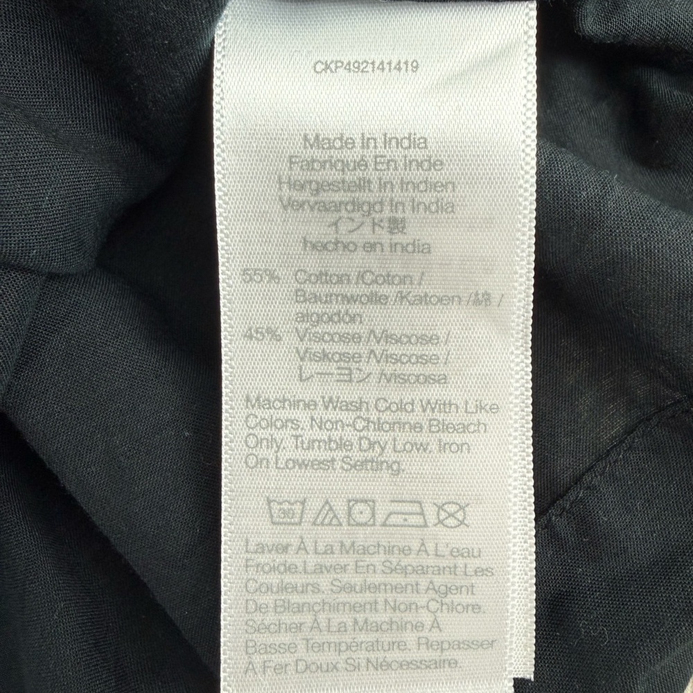 Madewell Black Puff Sleeve A-Line Top - Picture 8 of 8